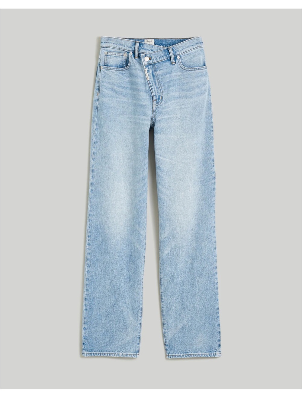 Madewell Light Wash Straight-Leg Jeans